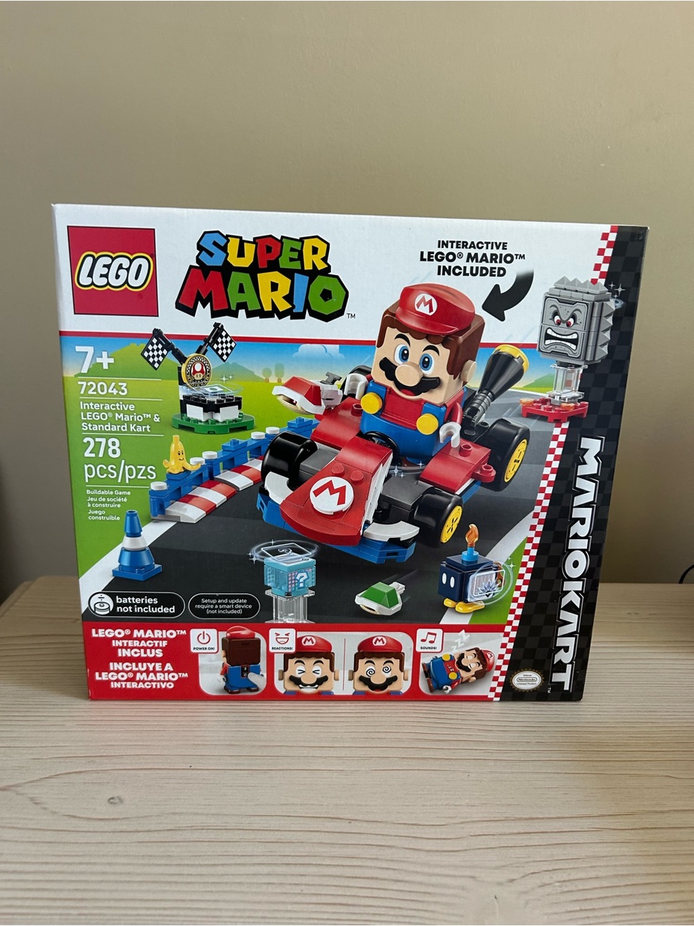 LEGO Super Mario Red and Black Mario Kart Race Set